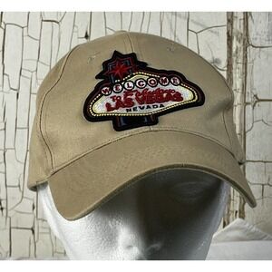 Vintage Welcome To Fabulous Las Vegas Nevada Hat Cap Truckers Adjustable